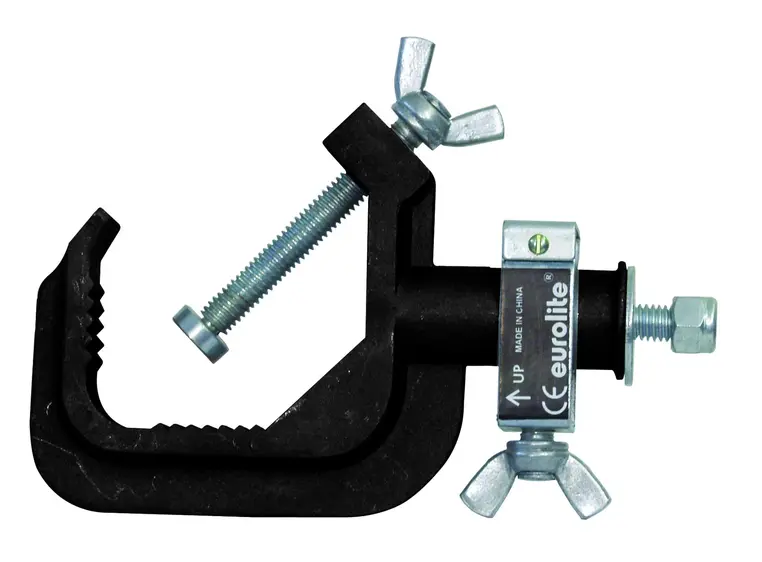 EUROLITE TH-90S Theatre hook, black 